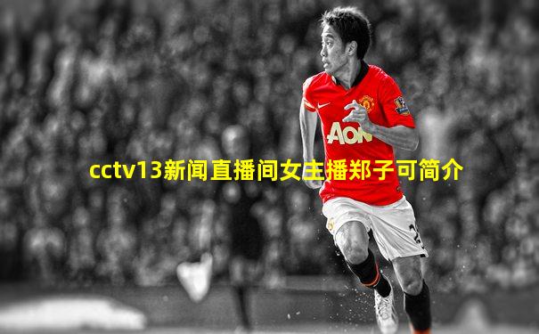 cctv13新闻直播间女主播郑子可简介