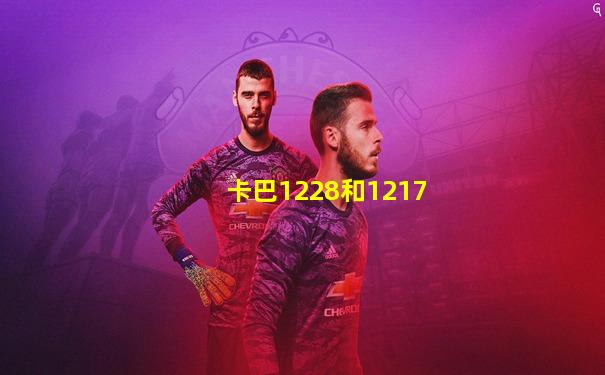 卡巴1228和1217