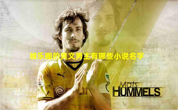 娱乐圈的爽文男主有哪些小说名字
