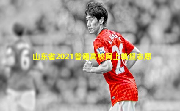 山东省2021普通高校网上填报志愿
