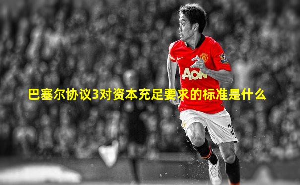 巴塞尔协议3对资本充足要求的标准是什么